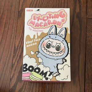 POP MART The Monsters Exciting Macaron Labubu Plush Pendant Blind Box